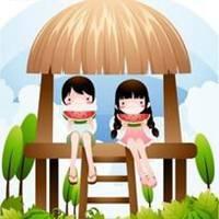 雪吃瓜头像情侣动漫,雪吃瓜头像情侣动漫的浪漫演绎